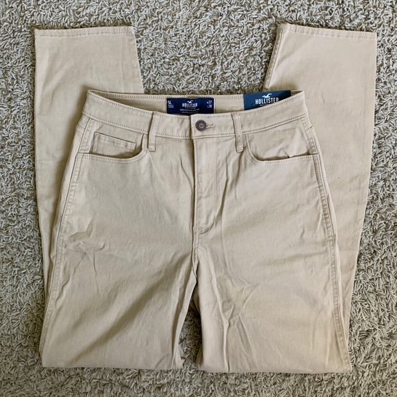NWT 5Long Hollister Mom Ultra High-rise chinos - Picture 1 of 5